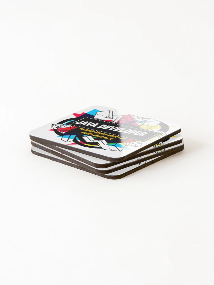 Thumbnail 4 of 5, Coasters (Set of 4), Java Developer designed and sold by Ruebenshi.
