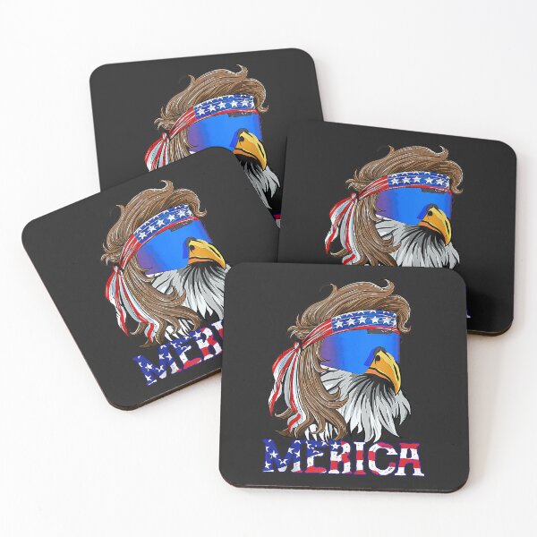 Item preview, Eagle Mullet 4th Of July USA American Flag Merica Shirts  designed and sold by margettekwbg.
