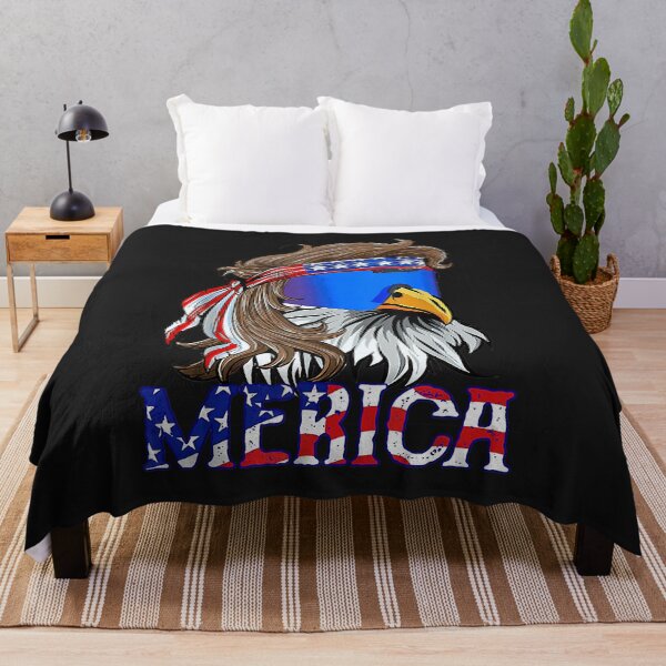 Item preview, Eagle Mullet 4th Of July USA American Flag Merica Shirts  designed and sold by margettekwbg.