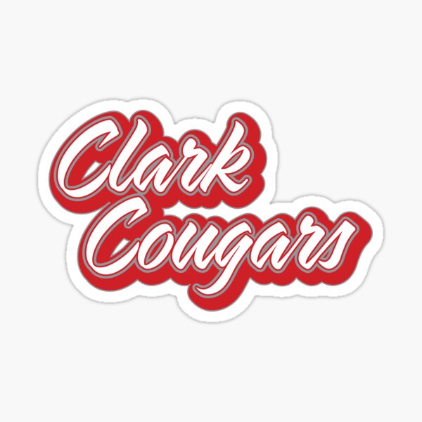 Item preview, Clark Cougars Script designed and sold by Atomic Ducky.