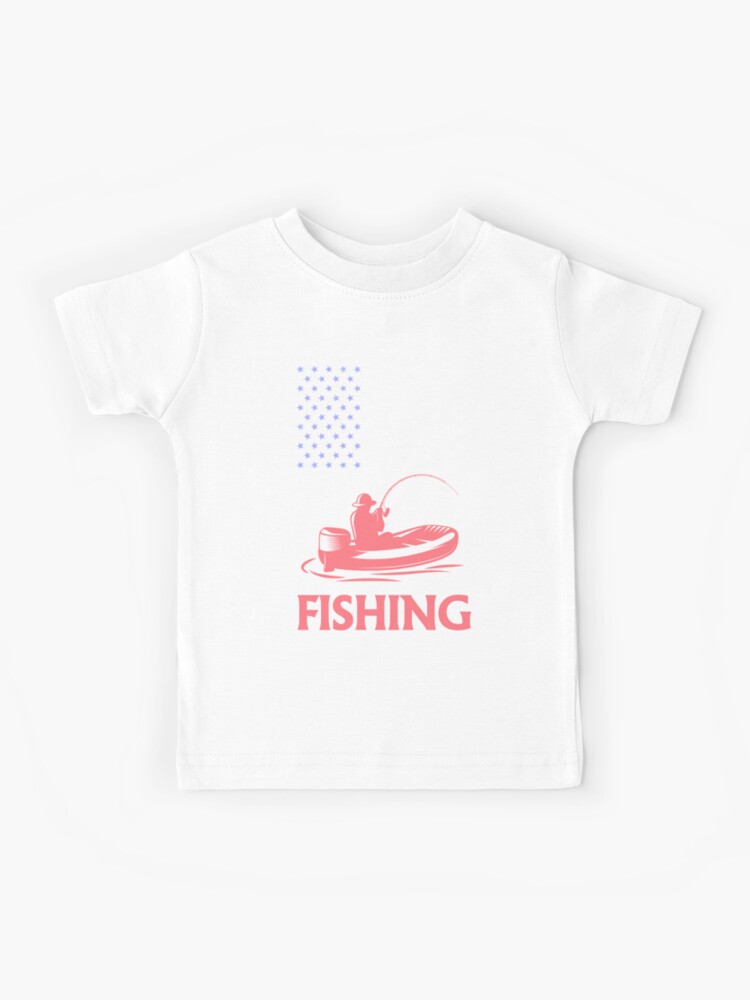 4th of July Patriotic Bass Fish Toddler Infant Shirt, American