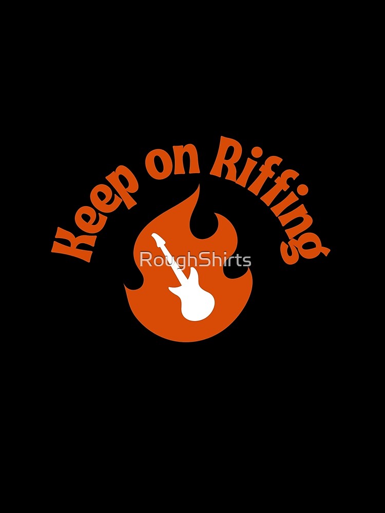 Thumbnail 3 of 3, Scarf, Keep on Riffing designed and sold by RoughShirts.