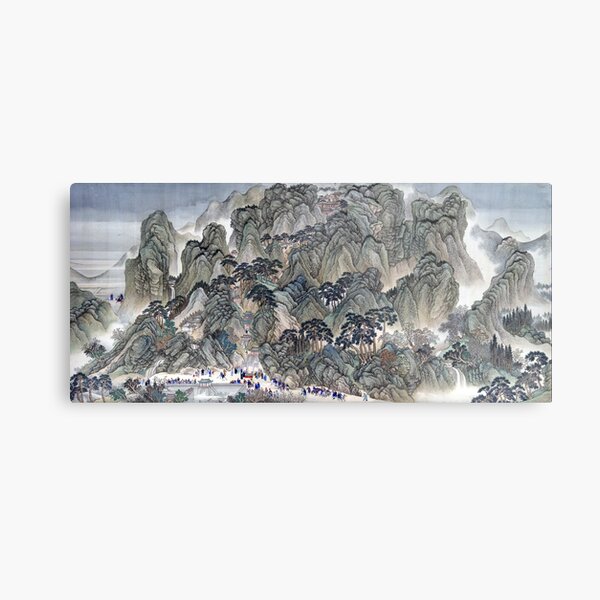 Wang Hui Ji'nan to Mount Tai Metal Print