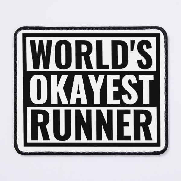 Item preview, World's Okayest Runner - Funny Running Sayings designed and sold by chetan786.