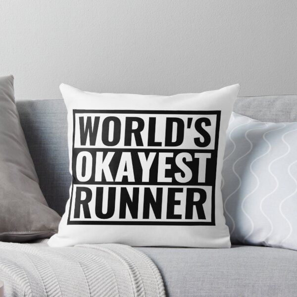 Item preview, World's Okayest Runner - Funny Running Sayings designed and sold by chetan786.