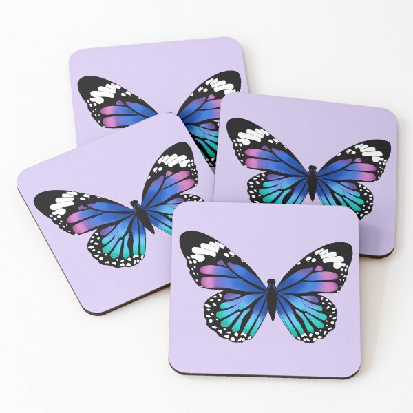 Item preview, Vibrant Pink and Blue Butterfly  designed and sold by Lady-Lilac.