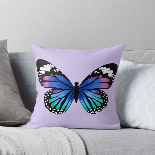 Item preview, Vibrant Pink and Blue Butterfly  designed and sold by Lady-Lilac.