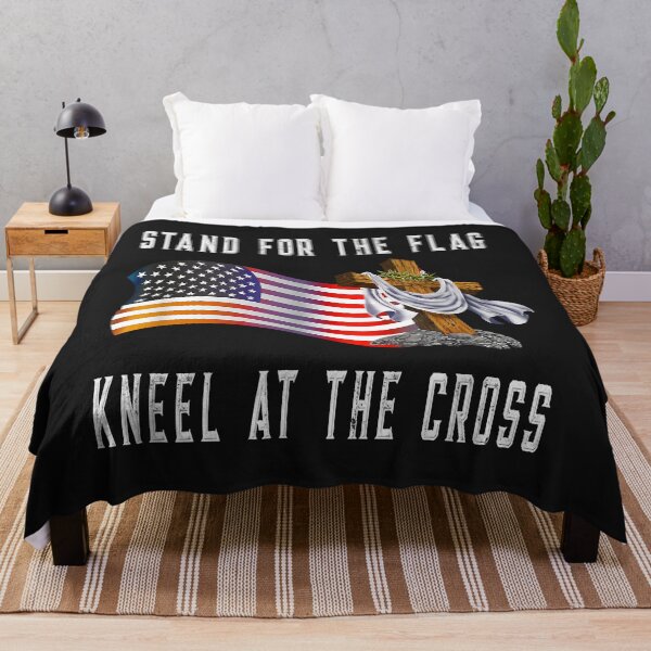 Item preview, Stand For Flag Kneel At The Cross Kneel At The Cross designed and sold by luciaaljudith.