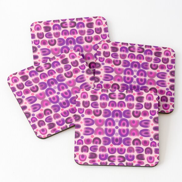 Item preview, Retro style Bifrost hot-pink purple pattern  designed and sold by DreamKaracters.