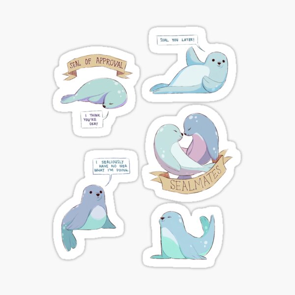 Sealy friends! Sticker