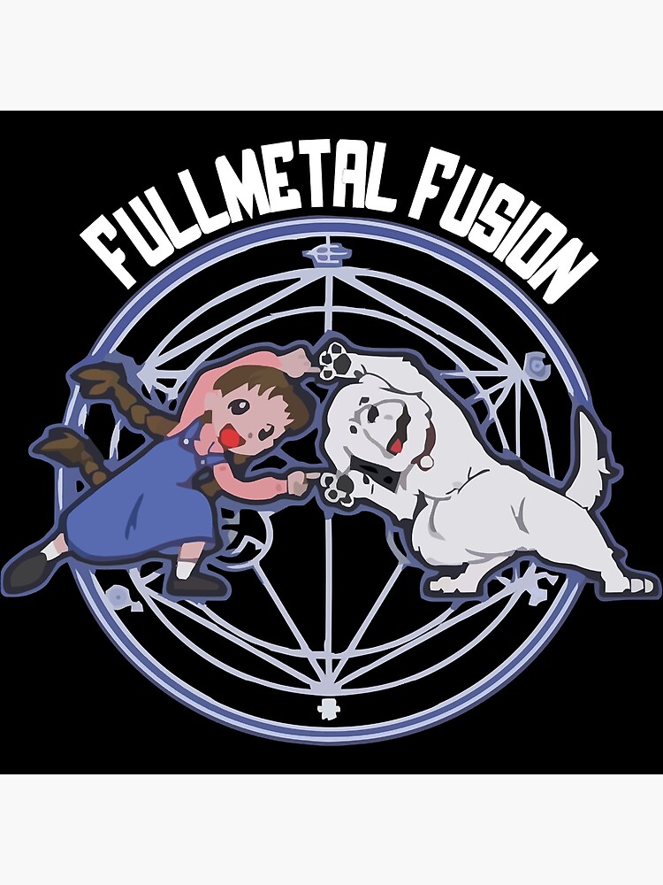 Fullmetal Alchemist Nina And Dog " Fullmetal Alchemist Fusion Nina Dog Dance Memes" Art Print for Sale by Logasko81 | Redbubble