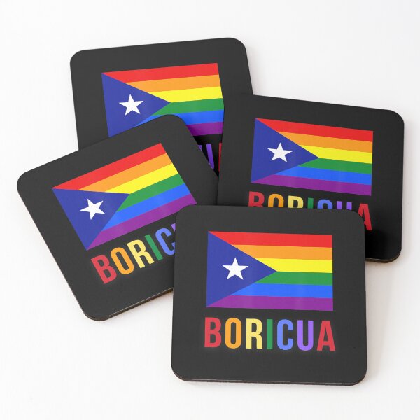 Artikelvorschau, Puerto Rico Boricua Gay Pride LGBT Rainbow Wepa entworfen und verkauft von TARABENNIE01.