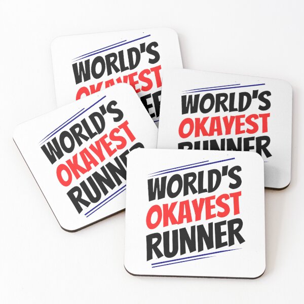 Item preview, World's Okayest Runner - Funny Running Sayings designed and sold by chetan786.