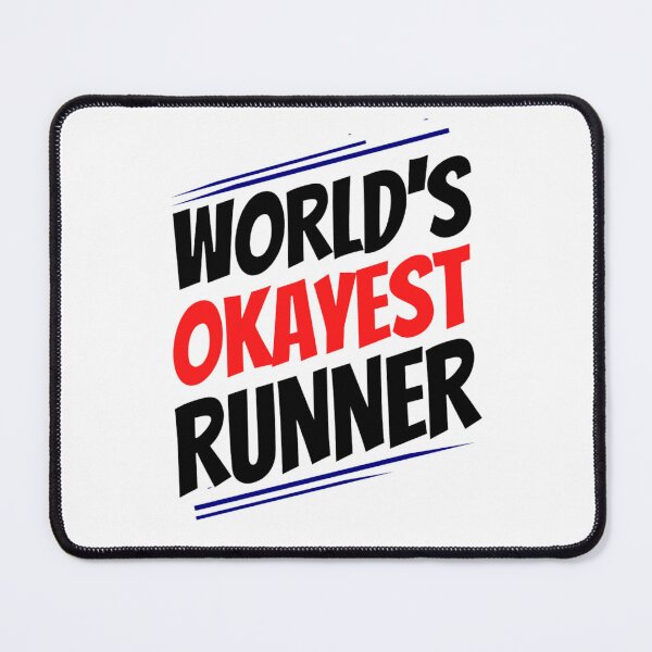 Item preview, World's Okayest Runner - Funny Running Sayings designed and sold by chetan786.