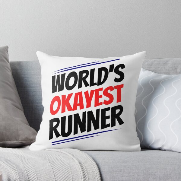 Item preview, World's Okayest Runner - Funny Running Sayings designed and sold by chetan786.