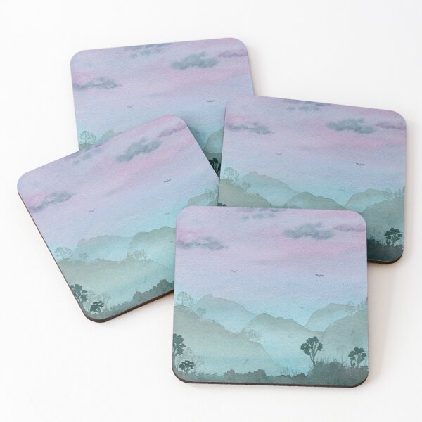 Item preview, Watercolour landscape designed and sold by pigmentandgrain.