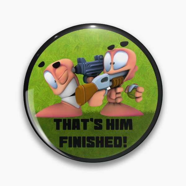 Item preview, WORMS: “That’s Him Finished!” designed and sold by epinkb.
