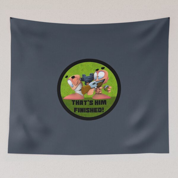 Item preview, WORMS: “That’s Him Finished!” designed and sold by epinkb.