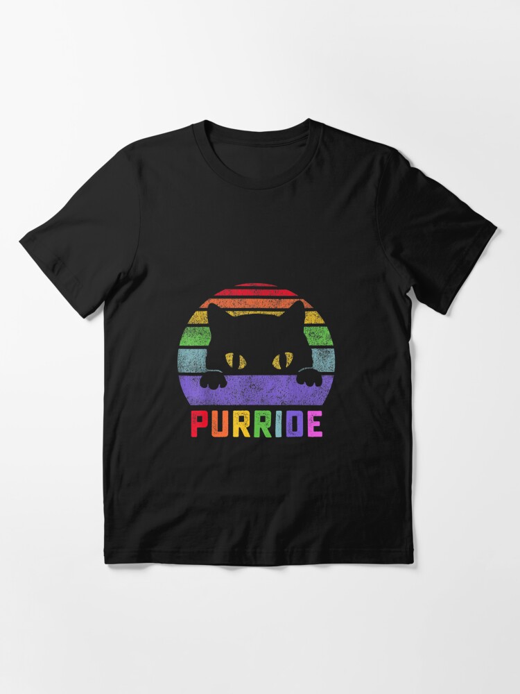 Rainbow Scoop Neck Shirt - Orlando Cat Cafe