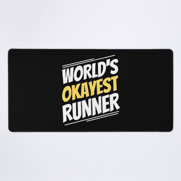 Item preview, World's Okayest Runner - Funny Running Sayings designed and sold by chetan786.