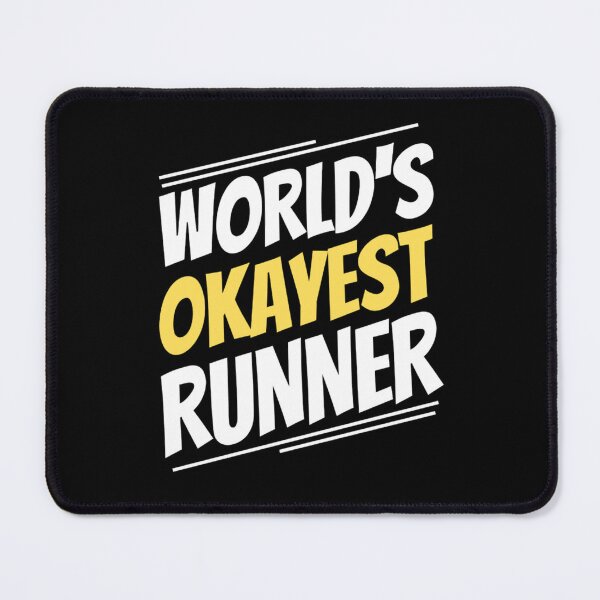 Item preview, World's Okayest Runner - Funny Running Sayings designed and sold by chetan786.