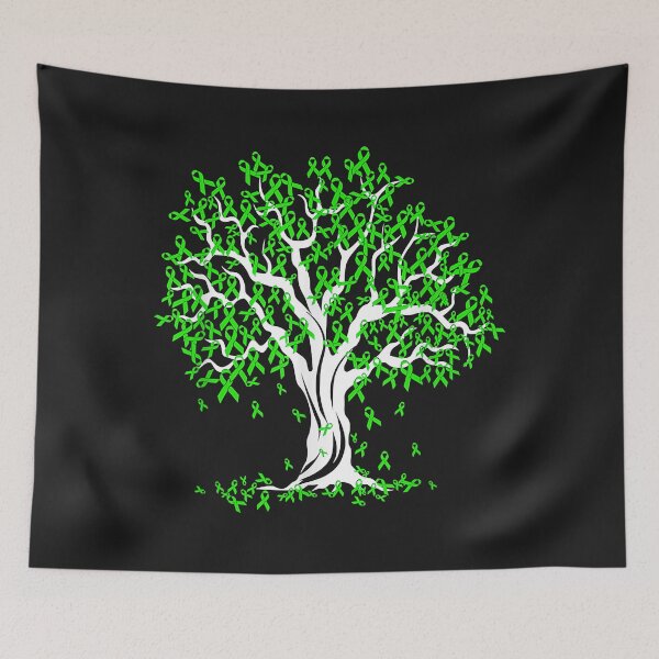 Item preview, Tree Green Ribbon Of Life Mental Health Autism Awareness designed and sold by luciaaljudith.