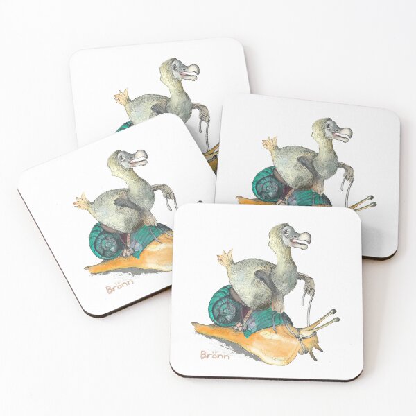 Item preview, Dodo goes snail riding designed and sold by DodoGallery.