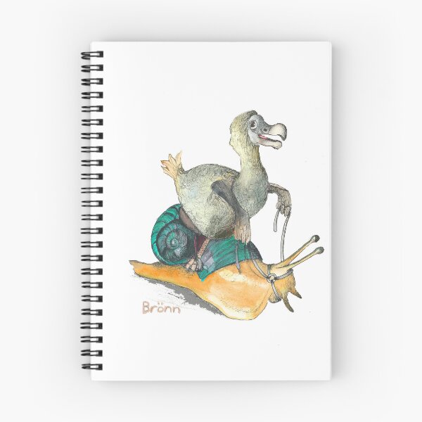 Item preview, Dodo goes snail riding designed and sold by DodoGallery.