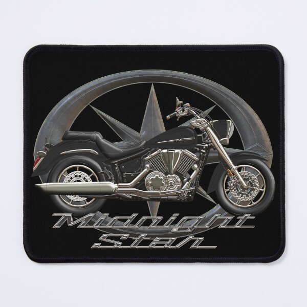 Item preview, Midnight Star XVS 1300 black star designed and sold by KlaraBubble.