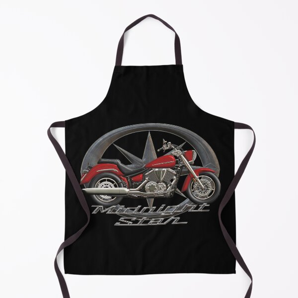 Item preview, Midnight Star XVS 1300 red star designed and sold by KlaraBubble.