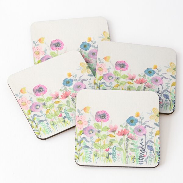 Item preview, Watercolour florals designed and sold by pigmentandgrain.