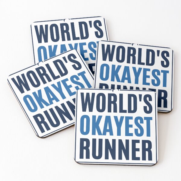 Item preview, World's Okayest Runner - Funny Running Sayings designed and sold by chetan786.