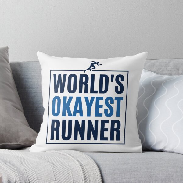 Item preview, World's Okayest Runner - Funny Running Sayings designed and sold by chetan786.