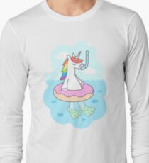 Unicorn Dive Long Sleeve T-Shirt