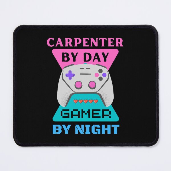 Item preview, Carpenter By Day Gamer By Night designed and sold by 9N20.