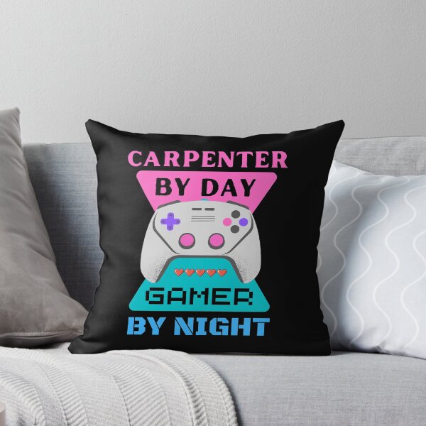 Item preview, Carpenter By Day Gamer By Night designed and sold by 9N20.