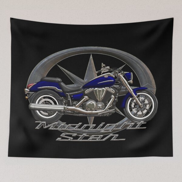Item preview, Midnight Star XVS 950 blue star designed and sold by KlaraBubble.