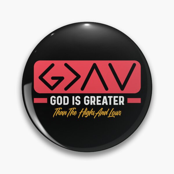 Item preview, God Is Greater Than The Highs And Lows designed and sold by mvernondesigns.