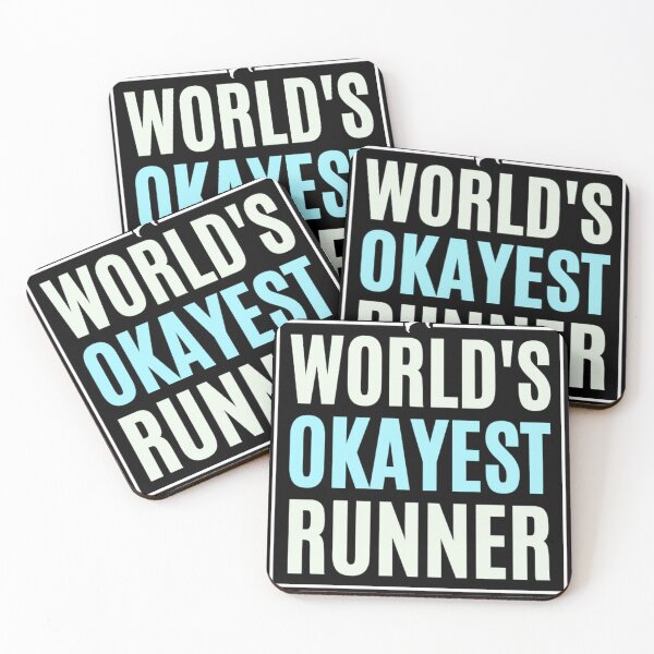Item preview,  World's Okayest Runner - Funny Running Sayings designed and sold by chetan786.