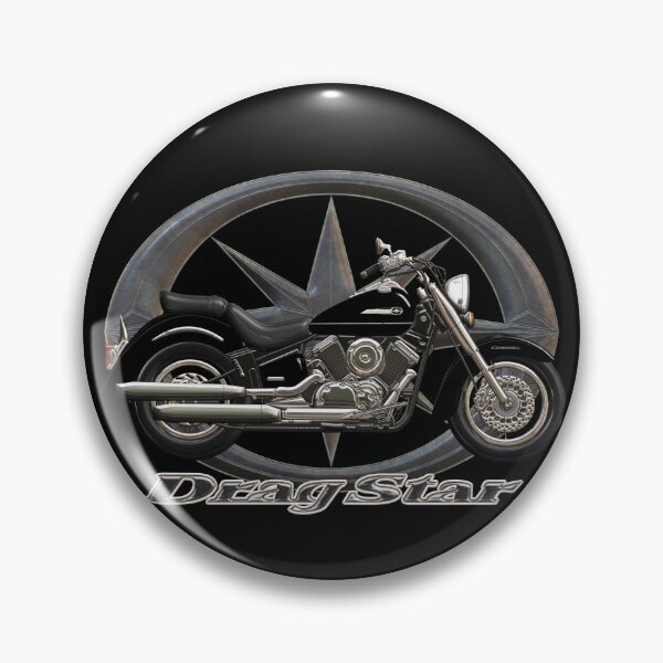 Item preview, Drag Star XVS 1100 black star designed and sold by KlaraBubble.