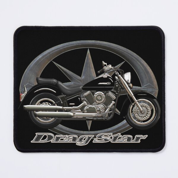 Item preview, Drag Star XVS 1100 black star designed and sold by KlaraBubble.