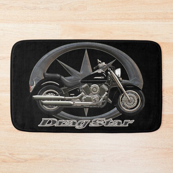 Item preview, Drag Star XVS 1100 black star designed and sold by KlaraBubble.