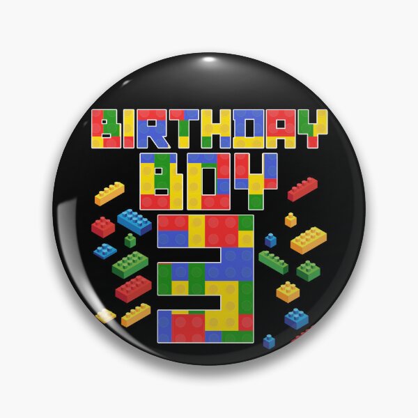 Item preview, Kid 3rd Birthday Boy Master Builder 3 Year Old Block Builder Gear designed and sold by DynamicDesign.