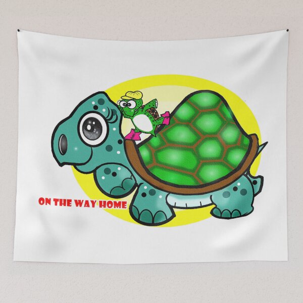 Item preview, On the way home - tortoises designed and sold by Shirley cute art .