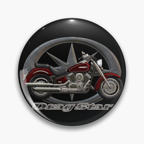 Item preview, Drag Star XVS 1100 red star designed and sold by KlaraBubble.