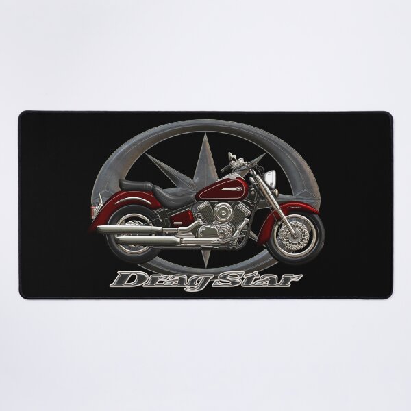 Item preview, Drag Star XVS 1100 red star designed and sold by KlaraBubble.