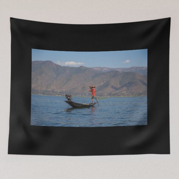 Item preview, Myanmar. Inle Lake. Fisherman. At Work. designed and sold by vadim19.