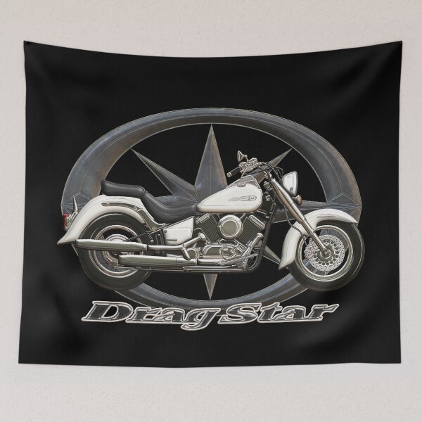 Item preview, Drag Star XVS 650 Classic champagne star designed and sold by KlaraBubble.