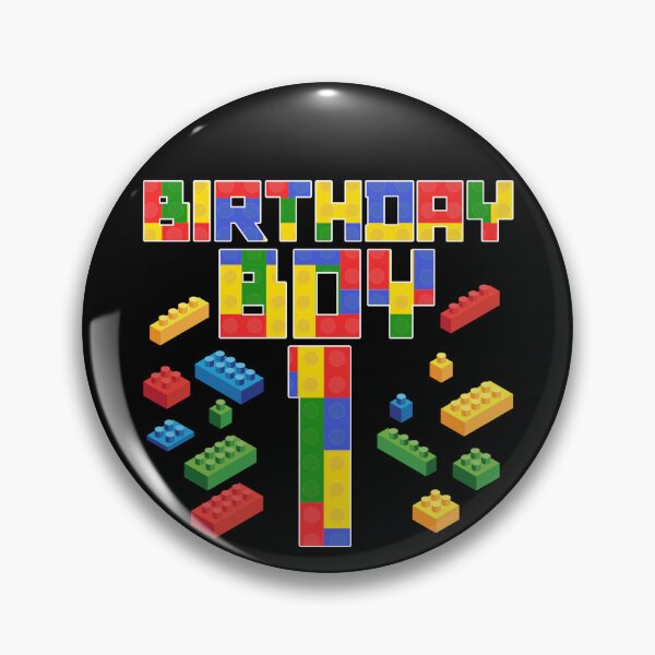 Item preview, Kid 1st Birthday Boy Master Builder 1 Year Old Block Builder Gear designed and sold by DynamicDesign.