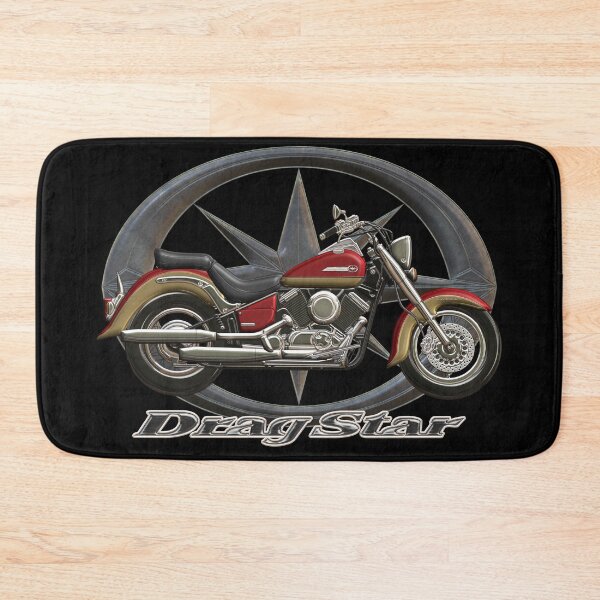 Item preview, Drag Star XVS 650 Classic red gold star designed and sold by KlaraBubble.